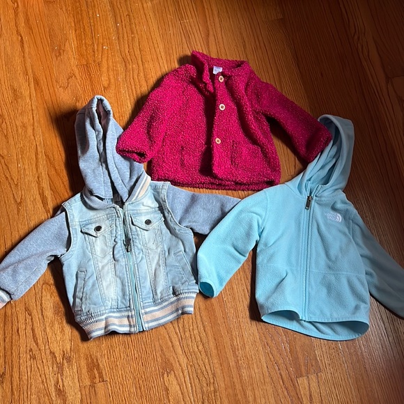 The North Face, Carter’s, Cute jacket bundle for stylish baby girl - Picture 1 of 10